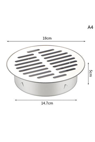 choice2 150mm 50/70/110/150MM Round Floor Drain Stainless Steel Balcony Drain...