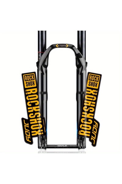 Choice3 مجموعة من قطعتين من ملصقات شوكة الدراجة الجبلية RkShox Judy، ملصقات ز...