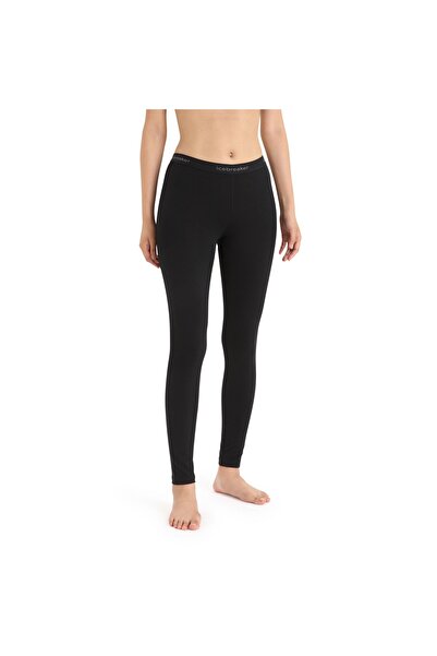 Icebreaker Pantaloni de corp merino dama 200 Oasis Thermal-Negru-XS