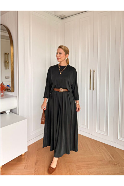 GK Sandy Fabric Skirt Suit