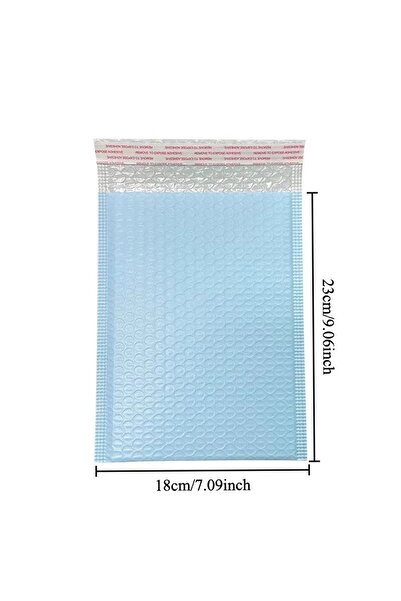 Choice9 18x23cm Blue 20Pcs Pink Green Blue Poly Bubble Mailers Padded Envelop...