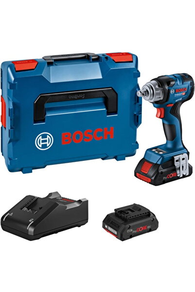 Bosch 06019 L 5002, 18 V, 2x 4,0 Ah, 330 Nm, Albastru/Negru