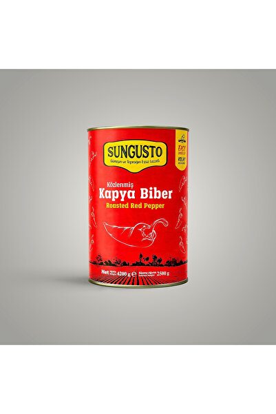 SUNGUSTO - Közlenmiş Kapya Biber A12 Teneke