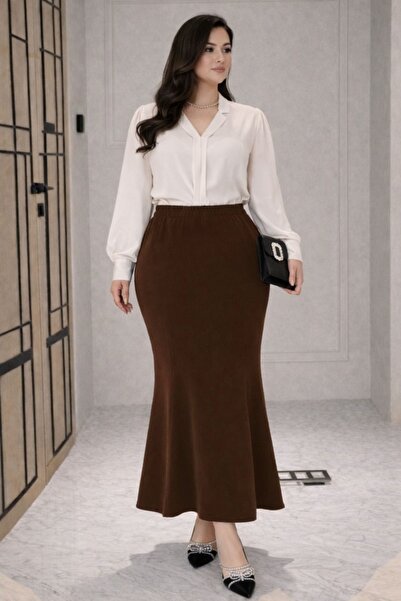 CNG MODA Plus Size Fish Skirt