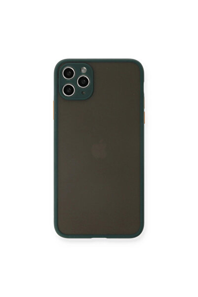 xirshop جراب آيفون 11 برو ماكس غطاء سيليكون مونتريال - أخضر