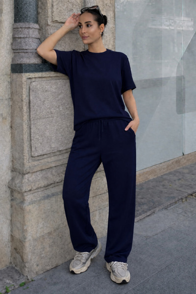 YAKAMEL Women's Short Sleeve Combed Cotton Lycra Full Stretchy Super High Wai...