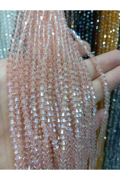 Ralp Moda 4mm Pyramid Crystal Glass Beads 10 Strands Total: 800 Beads