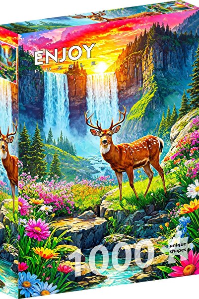 Enjoy 1000 Pieces Jigsaw Puzzle - Deer Paradise