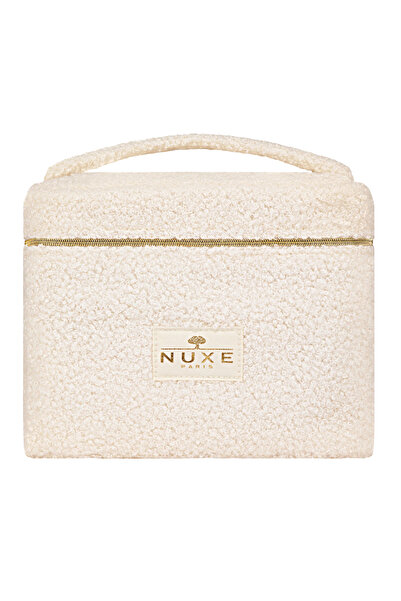 Nuxe Husă textilă Insti Vanity, cu fermoar, GWP, albă