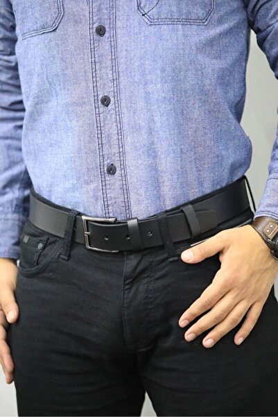 GUARD Siyah Erkek Deri Kemer