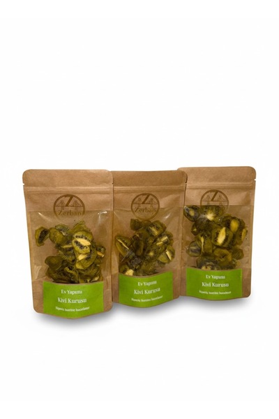 ZERBAP Set of 3 Dried Kiwi Fruits - 100% Natural and No Added Sugar (3 X 50 g)