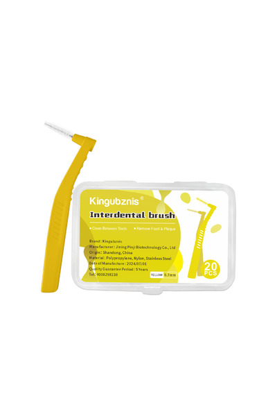 Choice14 20pcs 0.7mm Kingubznis Interdental Brush Orthodontics Toothks Short ...