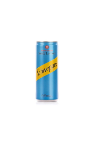 Schweppes مشروب غازي بنكهة الليمون المنعشة 253 مل