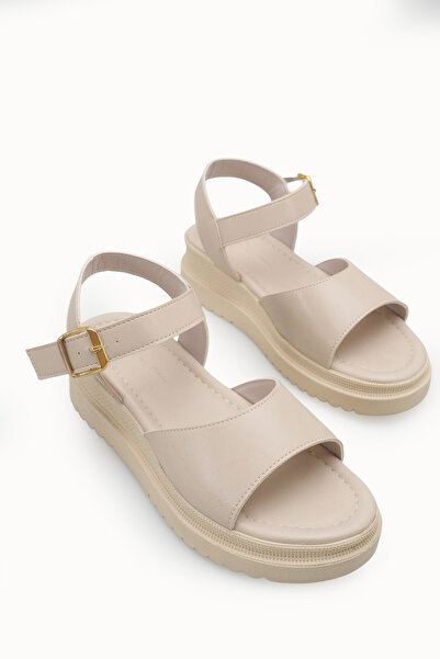 Riccon Women's Sandals 0012806 Beige