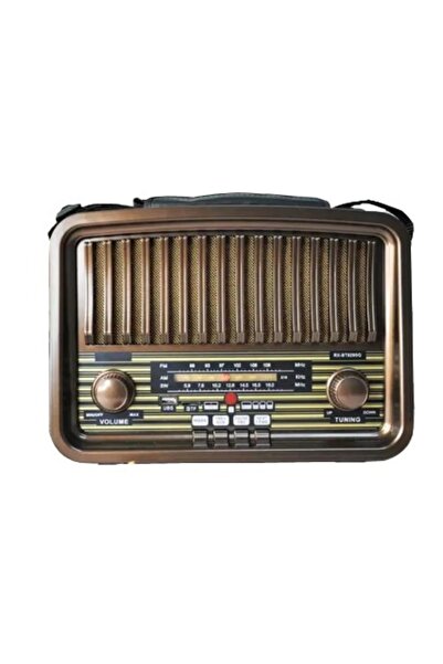 AHMED Radio portabil Kalade cu funcții multiple, player stereo FM/AM/SW, maro...