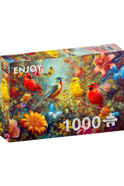 Enjoy Puzzle de 1000 de piese - Ciripituri și fluturări