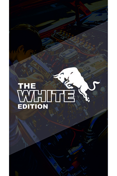 sticker The White Edition (RDBLL) 20x10Cm Jdm Araba-motor-laptop Hologram Seç...