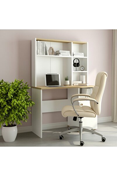 Misterium Focus 3 Raflı Bilgisayar ve Çalışma Masası - Beyaz