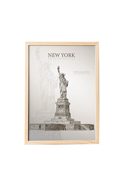 KAYNOCK Statue of Liberty, New York, Poster Painting Digital Design Painting ...