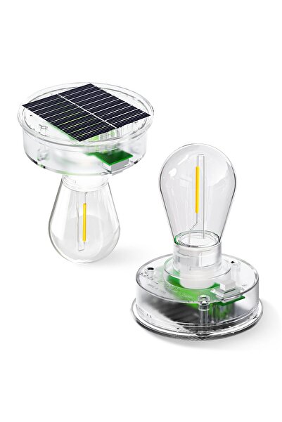 BUCASA Capac solar înlocuire 2 bucăți 8cm, pentru lanterne exterior cu bec tu...