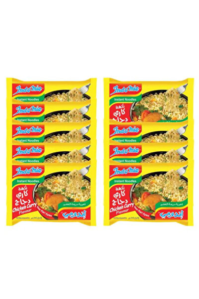 İndomie نودلز دجاج/مقلي 10 × 70 غرام