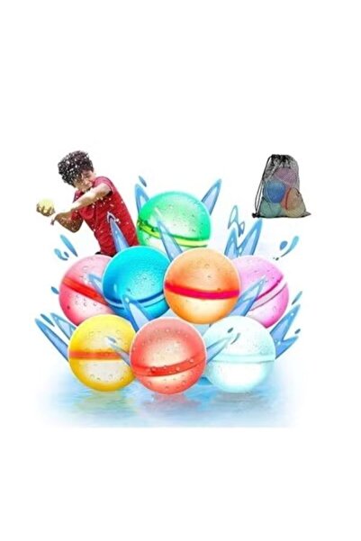 fusionpulse 12 Pcs Reusable Water Balloons Reusable Water Balloons
