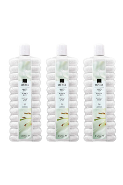AVON Set of 3x White Lily Bath Foam, 1L