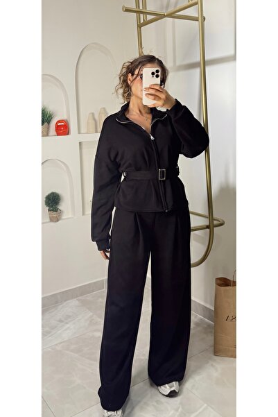 maessa SET DE TRENING CU PANTALONI LĂRGI K curea İ