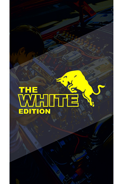 sticker The White Edition (RDBLL) 20x10Cm Jdm Araba-motor-laptop Hologram Seç...