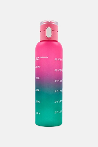 Herevin Plastic Motivation Water Bottle 750 ml, Multicolor