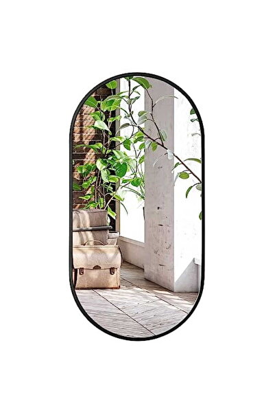 Other Oval mirror 100x50cm black frame