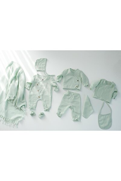 MODA Newborn Unisex Baby Cotton Muslin Organic Soft Textured Blanket 10-Piece...