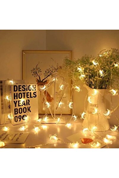Nerfa Ramadan LED string lights – 3 meters long, warm light, star shape
