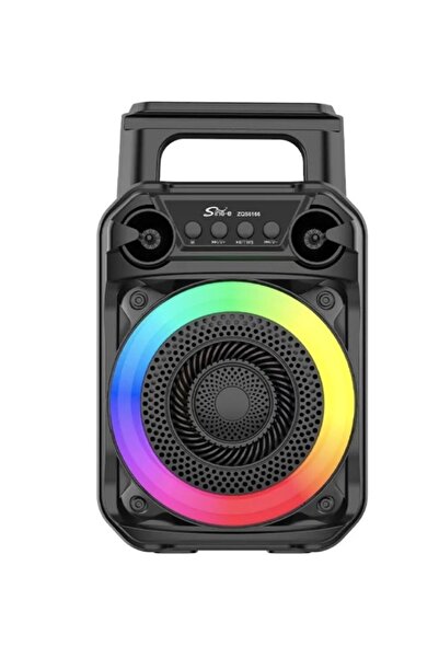 AHMED Portable Bluetooth speaker ZQS 6166 with RGB LED and carrying handle