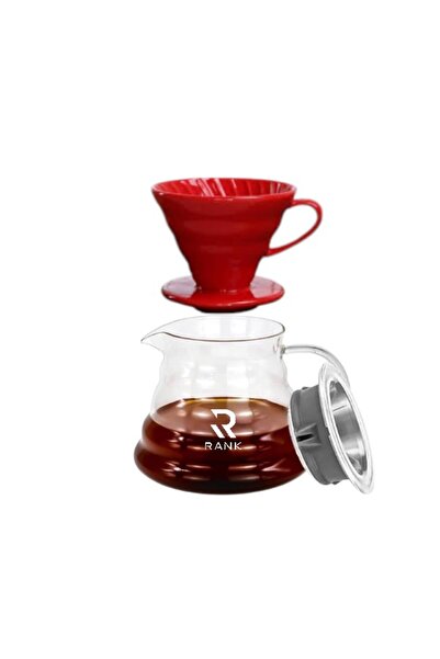 rank V60 Coffee Drip Set: Glass Dropper and Glass Serving Tool 01