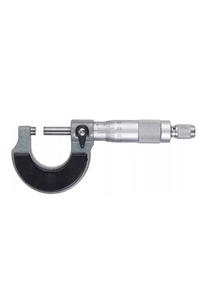 Jack Micrometer for measuring dimensions 0-25 mm Black/Silver