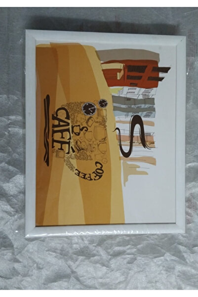 esdekor Cafe Cushioned Patterned Enjoyment Tray Breakfast Tray