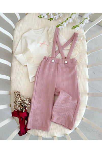 hümabebe Fisto Strapless Salopet with Snap Fasteners on the Shoulders, Sweats...