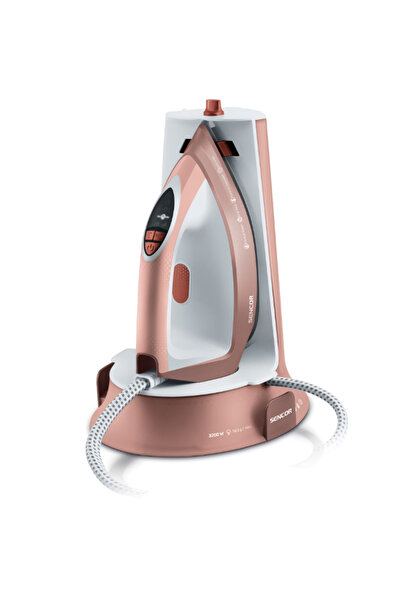 Sencor Stație de călcat cu abur, Sencor, 1300 ml, 3200 W, Alb/Auriu roz