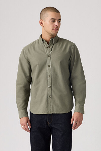 Levi's Authentic Button Down Mulled Basil Garme Yeşil Gömlek