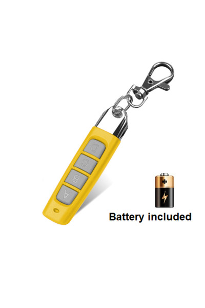 Choice black Universal Garage Door Opener Remote Control 433MHZ Clone Learnin...