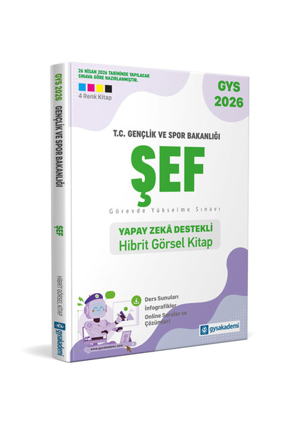 Data Yayınları gysakademi T.C. Gençlik ve Spor Bakanlığı Şef Yapay Zeka Deste...