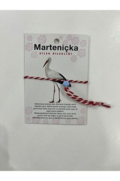 Vintage Takıhane Marteniçka Baharın Gelişini Kutlayan Geleneksel Bileklik Şan...