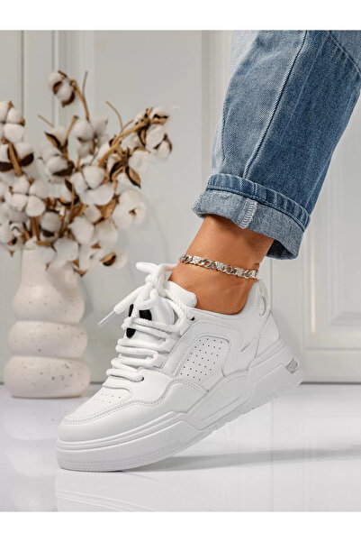 Zaira Women's white sneakers made of eco- Leather Reina #18528 - 36