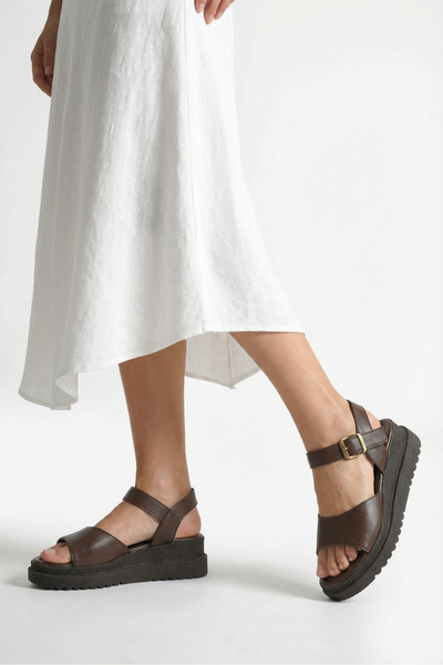 Riccon Women's Sandals 0012806 Brown