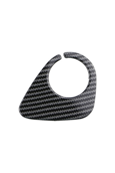 choice2 black carbon Car Ignition Key Ring Decoration Cover Trim Stickers for...