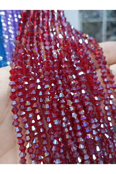 Ralp Moda 4mm Pyramid Crystal Glass Beads 10 Strands Total: 800 Beads