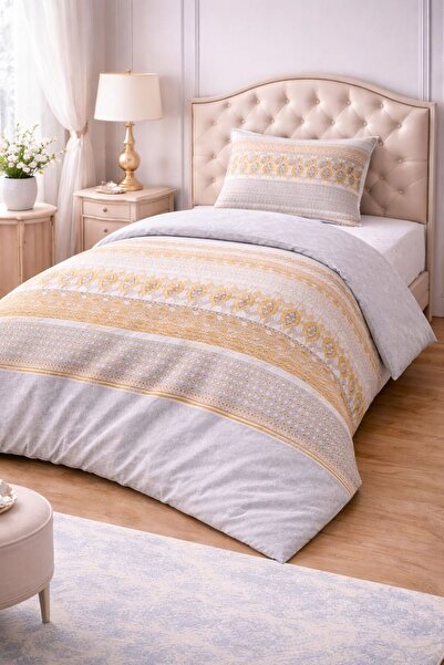VALİOSA VALİDEZ Flora Cotton Patterned Single Duvet Cover Set