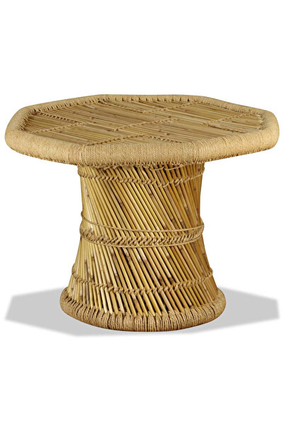 Concept Masă de cafea octogonală din bambus 60x60x45 cm