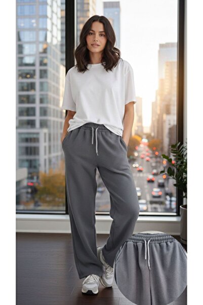 THEBEK Winter Straight Leg Fleece Sweatpants